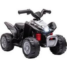 Aiyaplay Honda Licensed Kids Quad Bike, 6V Electric Ride on Car ATV Toy with LED Light Horn for 1.5-3 Years, Black