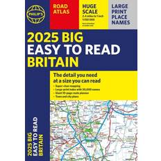 2025 Philip's Big Easy to Read Britain Roa. Philip's Maps