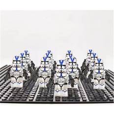 Bysion WM2032 13-Piece Star Wars Legion Stormtrooper Clone Minifigure Building Blocks with Base Plate