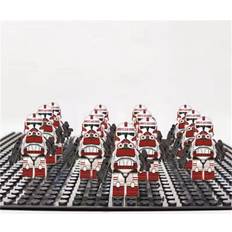 WM2031 13-Piece Star Wars Legion Stormtrooper Clone Minifigure Building Blocks with Base Plate