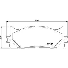 Bromsfriktion Brembo Bromsbeläggssats, skivbroms P 83 117