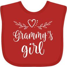 Red Pacifiers & Teething Toys Inktastic Grammy Girl Granddaughter Baby Bib