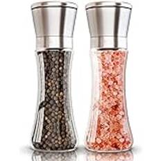 LEGO Salt and Pepper Grinder Set Adjustable Ceramic Pepper Mill