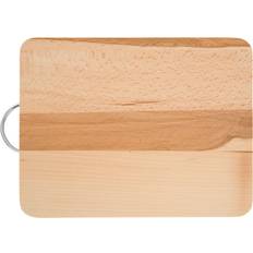 Domotti Cutting Rectangular With Metal Handle 31 x 24 cm Chopping Board