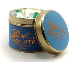 Blue Scented Candles Lily-Flame Tin Hyacinth Scented Candle