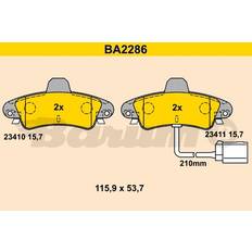 Barum Scheibenbremse Hinterachse BA2286