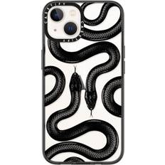 Casetify Casetify Essential iPhone 14 Case [2X Military Grade Drop Tested 4ft Drop Protection] Black Kingsnake Clear Black