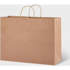 Gift Bags Spritz Large Kraft Gift Bag Natural