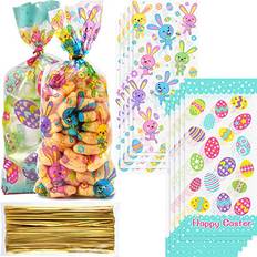 Chuangdi Easter Day Treat Bag 100 Pack