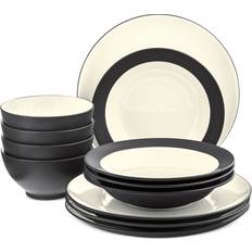 Ceramic Dinner Sets Noritake Colorwave 12-Piece Coupe Dinner Set 12