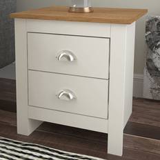 Lexington Two Drawer Bedside Table