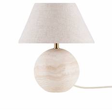 Linne Bordslampor Globen Lighting Castello 24 Travertine Bordslampa