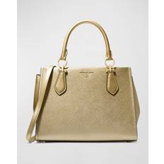 Messenger Bags Michael Kors Marilyn Medium Metallic Leather Satchel Bag