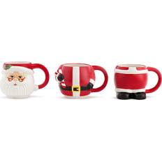 Kitchen Accessories Mr. Christmas 12oz 3 Pieces Santa