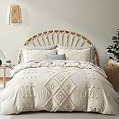 Tuftat king Påslakan Beige