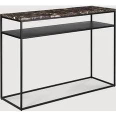 Ethnicraft Avlastningsbord Ethnicraft Stone Konsollbord Dark Emperador Avlastningsbord