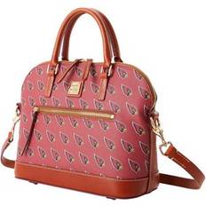 Red Messenger Bags Dooney & Bourke Women's Arizona Cardinals Signature Zip Satchel Red