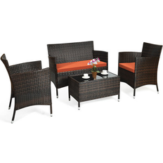 Costway 4 -Person Outdoor Lounge Set