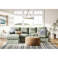 Blue Sectional Birch