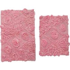 Pink Non-Slip Bath Mats Home Weavers Modesto Bath