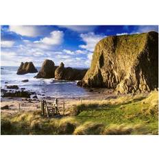 BrainBoosters Ballintoy County Antrim Ireland Beach Scenic Poster