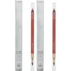 Lancôme Lip Liners Lancôme Womens Le Lip Liner Waterproof Lip Pencil with Brush 66 Orange Sacre X2 One Size