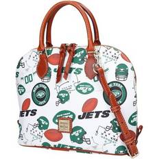 Water Resistant - Women Messenger Bags Dooney & Bourke Women's New Jets Gameday Zip Zip Satchel