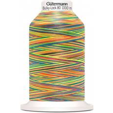 Multicoloured Sewing Thread Gutermann Multicolour Bulky Lock 80 Overlocker Thread 9822 1000 Metres each