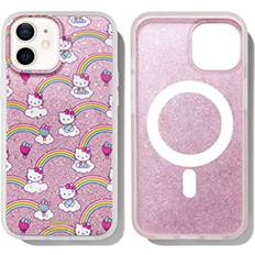 SONIX Sonix x Hello Kitty Case for iPhone 12/12 Pro, Compatible with MagSafe Charging Rainbow Hello Kitty