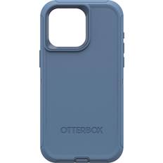 OtterBox OtterBox iPhone 15 Pro MAX Only Defender Series Case BABY BLUE JEANS Blue screenless, rugged & durable, with port protection, includes holster clip kickstand