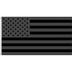 Kings All Black American Flags Outdoor, Banner Flag