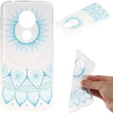 Motorola Mobilskal Motorola Deco Moto G7 Power Skal Blå Mandala