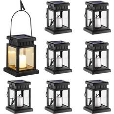 GIGALUMI Solar Hanging Lantern Outdoor,GIGALUMI 8 Pack Solar