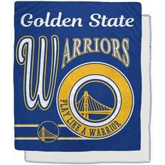 Pegasus Golden State Warriors Retro Fleece Sherpa Blankets Blue