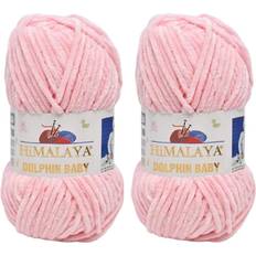 Premier Yarns Himalaya Dolphin Baby Yarn 100% MicroPolyester Lot of 2 skn 264 Yards 2x100gram Super Bulky :6 Baby Chenille Yarn 80319