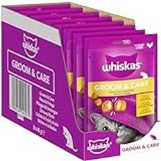 Whiskas Groom & Care Katzensnacks im Portionsbeutel