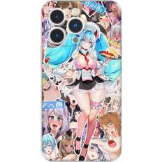 Ecchi Otaku Hentai Waifu Ahegao Girl Manga Anime Sexy Uncensored Oppai Case for iPhone 13/13 Pro/Max 12/12 Pro/Max iPhone 11/ Pro/Max iPhone X/XS/XR/XS Max