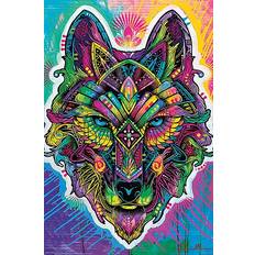 Close Up Affisch Dean Russo Wolf Shaman Pop Poster