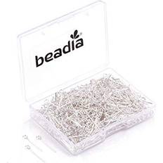 Beadia BEADIA Open Eye Pins Silver Head Pins for DIY Jewelry Making 20mm 500pcs