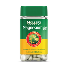 Magnesium tabletter Möller's Pharma Magnesium 350 mg