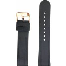 Watch Straps Bobroff BFS010 Black Ø 22 mm