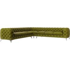 Mercer41 L-shape Corner Chesterfield Sofa