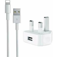 5W USB Power Adapter Charger Plug Wall Socket Apple For iPhone 6 7 8 11 Pro Max with 2m Lightning Cable