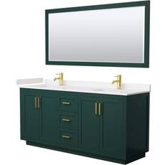 Bathroom Furnitures Wyndham Collection WCF2929-72D-VCA-M70 Miranda Double