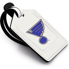 Blue Travel Accessories Blues Personalized Leather Luggage Tag