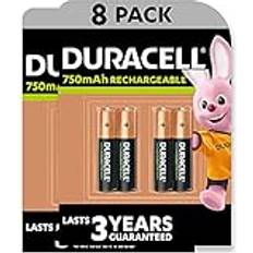 Duracell AAA Uppladdningsbara Batterier Paket 8