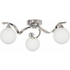 Metro Lane Trinity Semi Mount Ceiling Flush Light