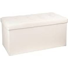 Meubels Atmosphera Opbergbox Beige 76 x 38 x 38 cm