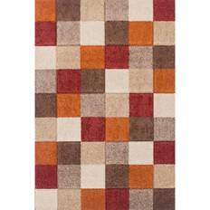 Hashtag Home Melstone Orange/Brown/Gray Rug