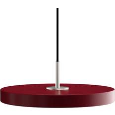 Umage Asteria Pendel Mini Ruby Red/Steel Pendellampa